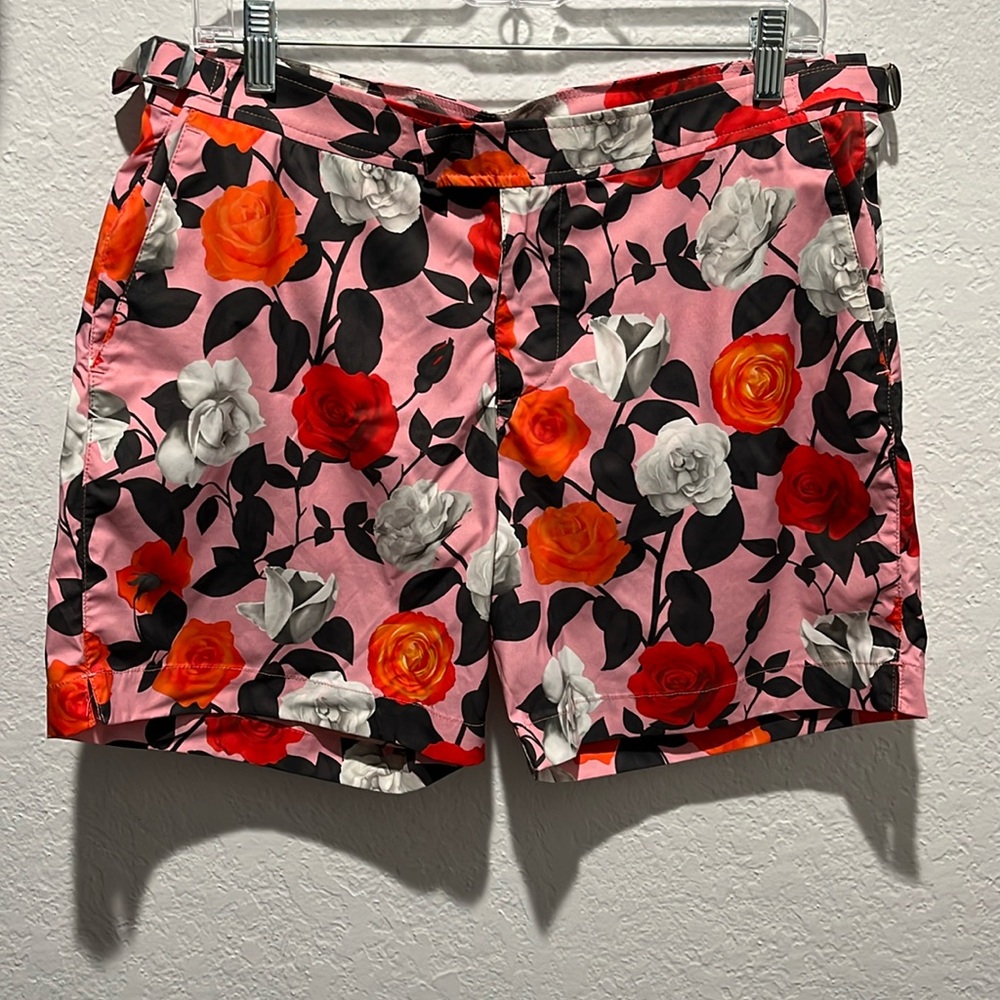 G-FORE floral shorts